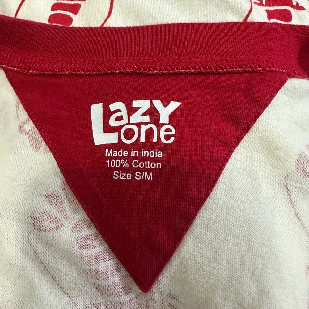Lazy One Red Lobster Print Women's Pajama Dress Sz S/M - Picture 4 of 6